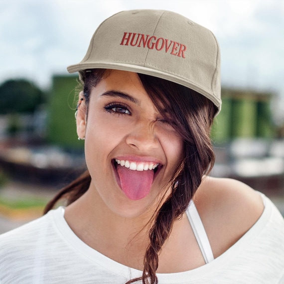 Embroidered Hungover Trucker Cap - Funny Party Recovery Hat