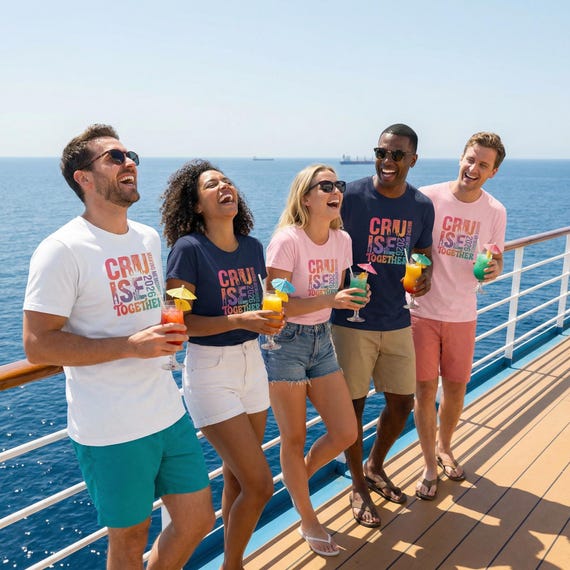2026 Cruise  Shirt, Family Vacation Tees, Matching Group Trip T-Shirt, Ocean Cruise,
