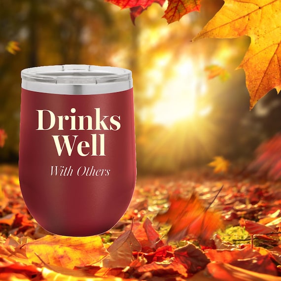 Personalized Wine Tumbler Adult Humor Barware Hot Cold Beverage Cup Outdoor Party Game Night Drinkware Funny Gift Stainless Steel Insulated