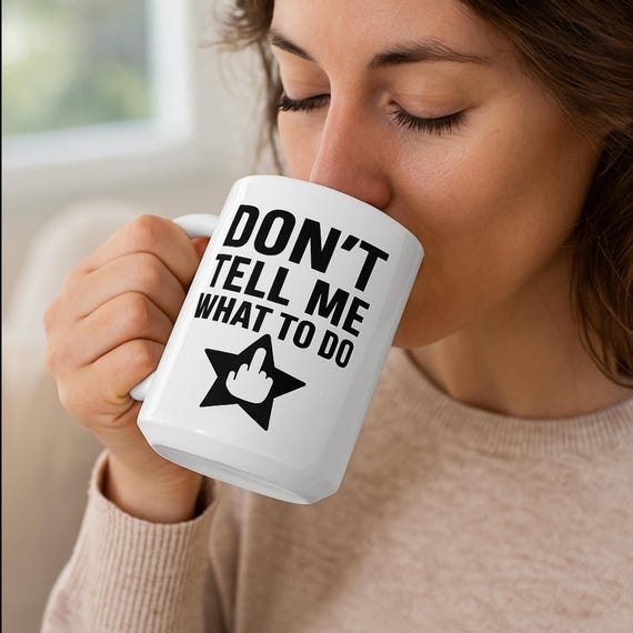Cheeky  Funny Coffee Cup, Sarcastic Office Humor Gift for Coworkers, Friends, Family, Secret Santa