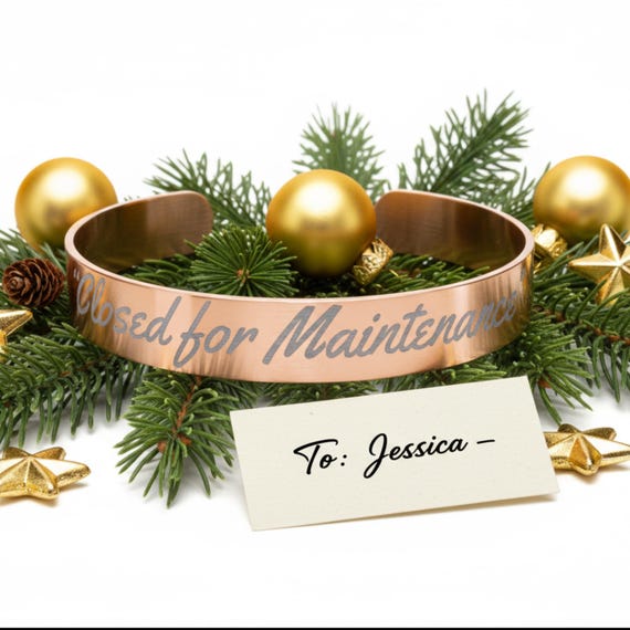 Personalized Gold Cuff Bracelet | Custom Engraved Quote Jewelry for Him/Her | Inspirational Keepsake Gift