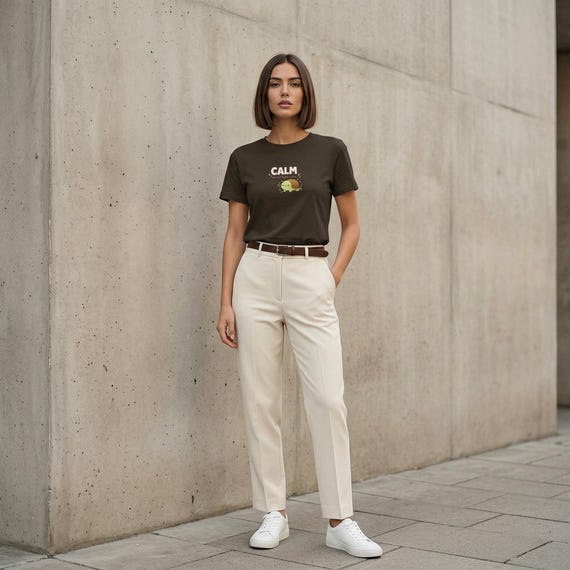 Calm Turtle Graphic Tee – Funny Animal Shirt, Soft Cotton Unisex Apparel