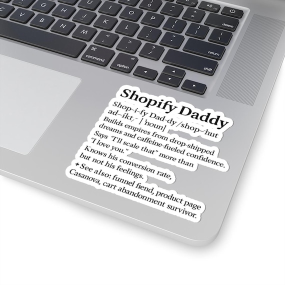 Shopify Stickers: Vibrant Laptop Decals for Entrepreneurs