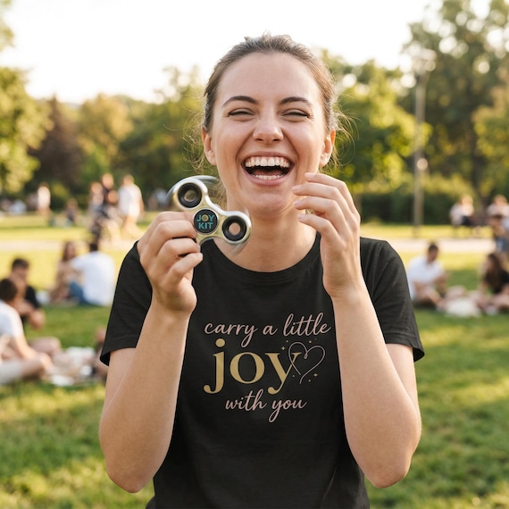 Carry a Little Joy Shirt, Inspirational T-Shirt, Minimalist Positive Quote Tee, Encouragement Shirt
