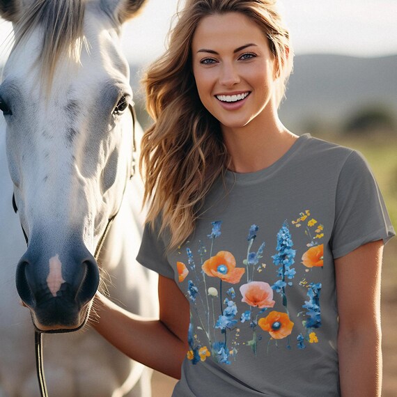 Boho Wildflower T-shirt: Comfort Colors Floral Tee