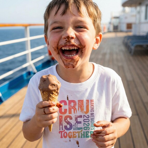 Kids Cruise Squad 2026 Shirt  Youth Vacation Matching Tee  Making Memories Together Family Cruise