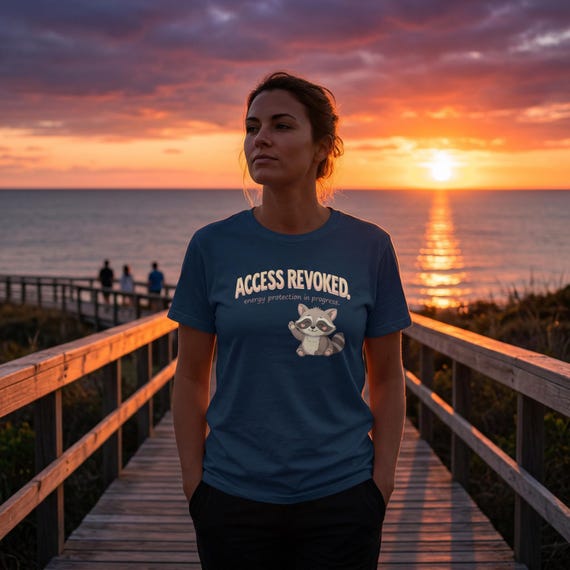 Funny Raccoon Tee Comfortable Comfort Colors 1717 Shirt  Kawaii Mood T-Shirt