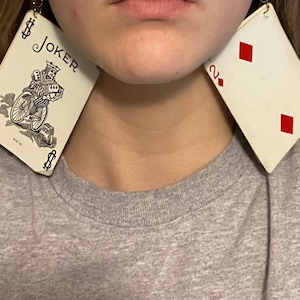 Playing Card Earrings