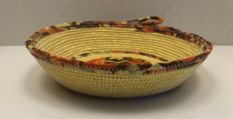 Handmade Fall/autumn Rope Bowl/basket - Etsy