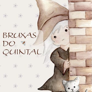 Papel de Carta digital para impressão "15" + lindo envelope decorado, medindo 13,5 x 18cm + clipart, bruxa doce e fofa, aquarela feita à mão
