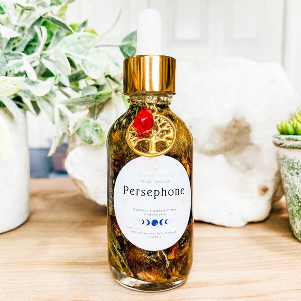 Persephone Anointing, Devotion, Ritual, and Spell Oil ~ Honoring Persephone ~ Persephone Altar Oil ~ Persephone Devotional Oil ~