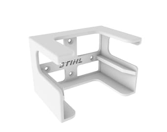 Wall holder for batteries compatible with stihl ak 10