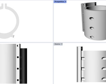 Mpcnc 525 holder compatible with dewalt 611