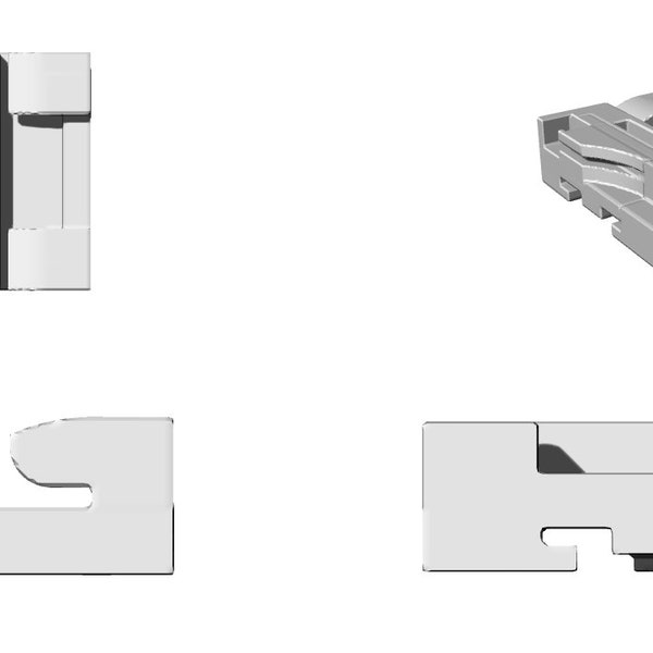 Bracket Support to separate FPV / OSD compatible with DJI Phantom