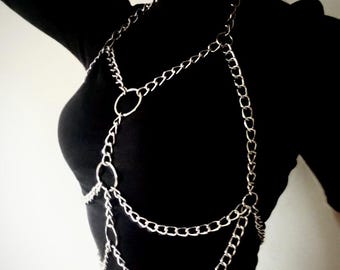 Bodykettingharnas met O-ring