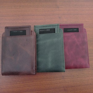 Élégance intemporelle : portefeuille en cuir véritable pour le style et la durabilité