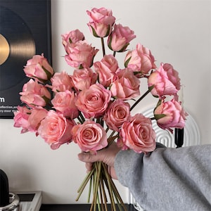 Real Touch Artificial Elsa Rose: DIY Wedding Bouquet, Home Decor