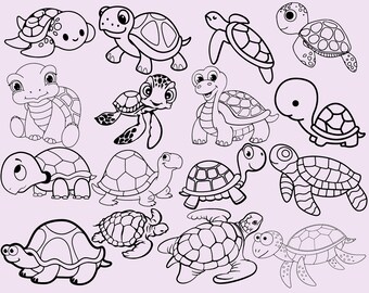 16 Schildkröte SVG, Ocean SVG, DXF, SVG Bundle, Feuerball, Cricut, Silhouette, Feuer Clipart, EPS, kommerzielle Nutzung, Sofort-Download, Feuer-Bundle