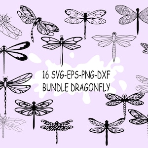 Dragonfly SVG, Dragonfly bundel SVG-bestanden, Dragonfly SVG gelaagde, Dragonfly-bestanden voor Cricut, Dragonfly Clipart, Dragonfly Svg, silhouet