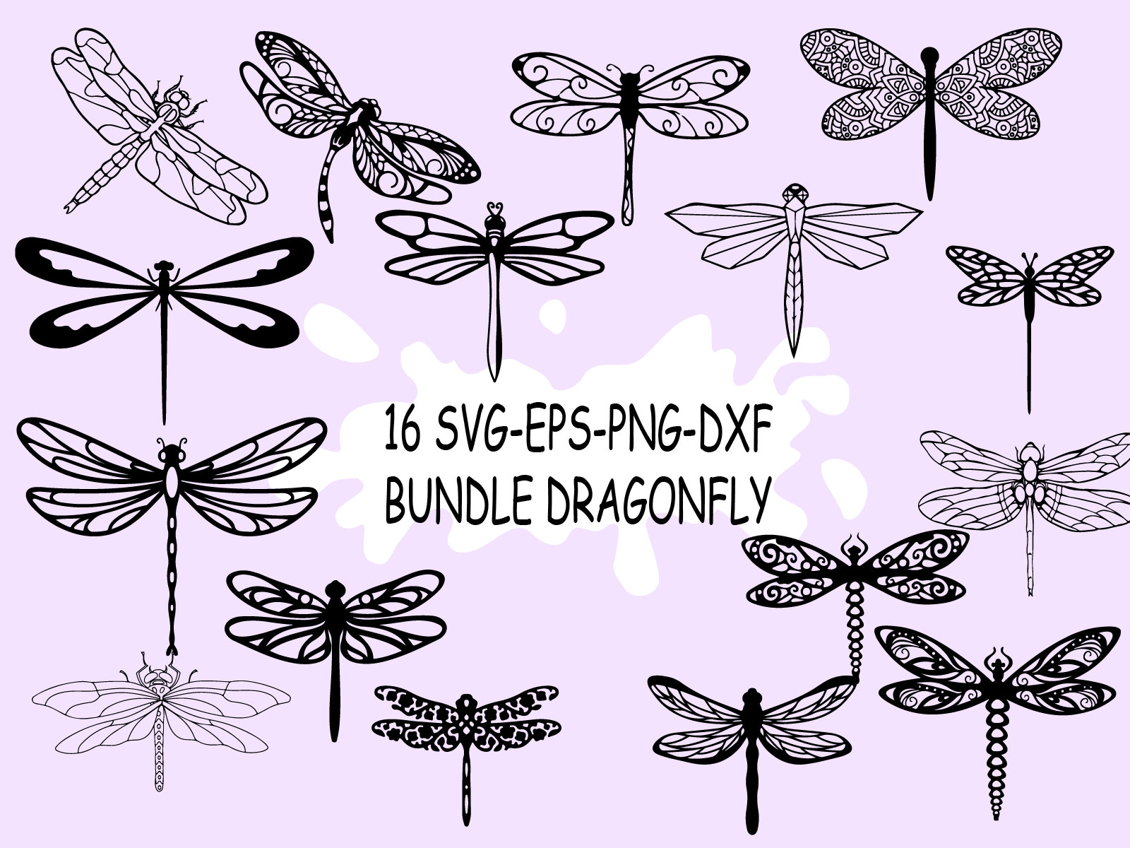 Dragonfly SVG Bundle | Dragonfly Cut File for Cricut | Whimsical Insect ...