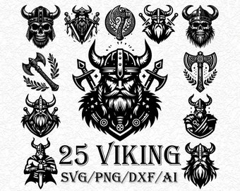 Viking SVG Bundle, Norse Gods, Celtic Knots (Vector Files)