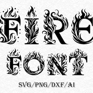 Fonte de fogo SVG, Letras de fogo SVG, Clipart de fogo, Alfabeto de fogo SVG, Alfabeto de fogo SVG, Clipart de fogo, Fonte de fogo SVG, Fogo SVG, Fogo Cricut SVG