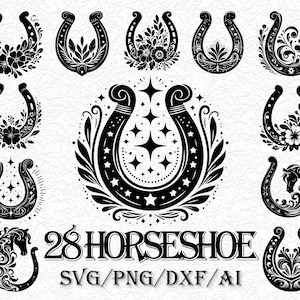 28 Herradura Svg, Archivo De Corte De Herradura, Herradura Png, Vaquero, Clipart Vectorial De Vaquera, Svg Occidental, Svg De Amante De Los Caballos, Plantilla De Silueta De Cricut