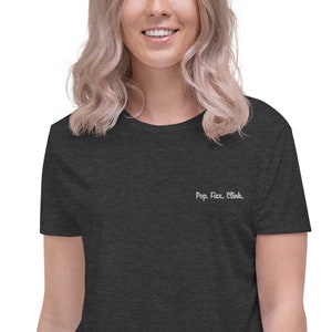 Cropped Champagne Sounds Tee