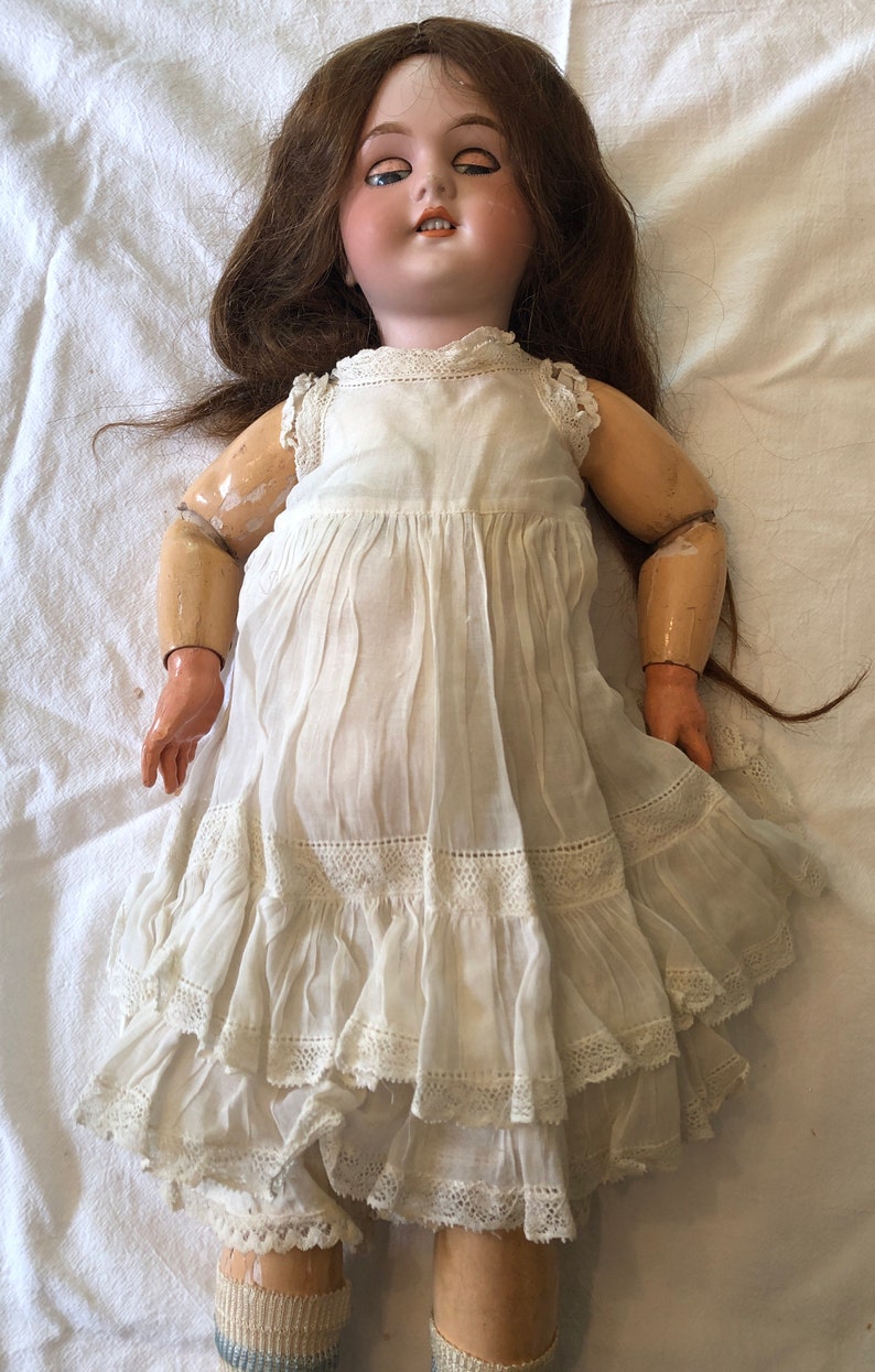 Antique 20 Tete Jumeau 8 Bébé Jumeau DEP Diplôme D'honneur Doll Compo