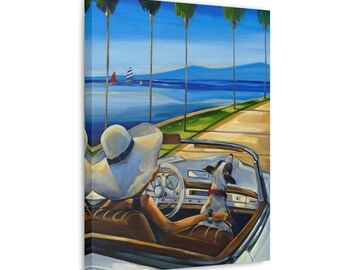 Highway One by artist Trish Biddle - Canvas Gallery Wrap