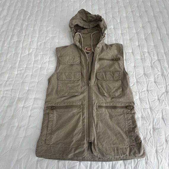 Banana Republic Vest Mens XS VTG Safari Cargo Pho… - image 4