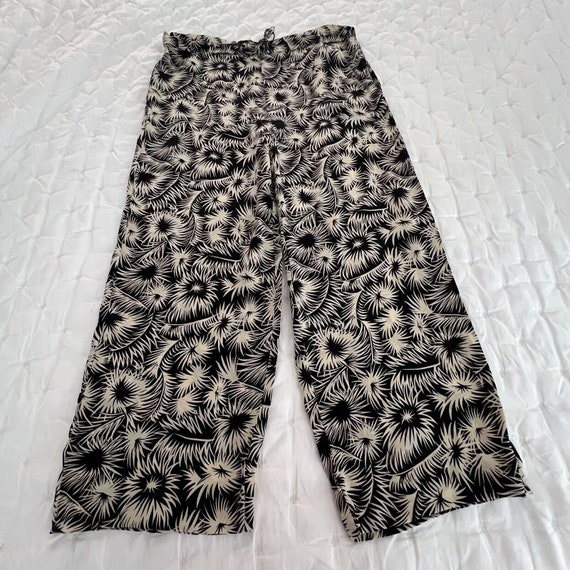 Vintage Cocoon Inc Silk Pant Size XL Wide Leg Neu… - image 3