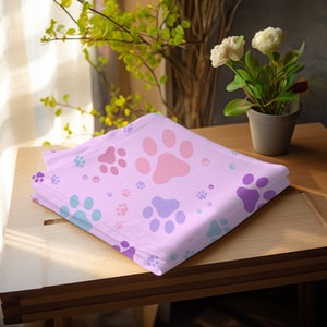 Dog Print Blanket Etsy
