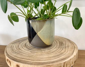 Light Wood Plant Riser: Indoor Outdoor Table Decoration