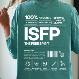 ISFP shirt, isfp gift, mbti, personality type, Myers Briggs, personality gift, Introvert t-shirt, mental health, nerdy gift, Unisex