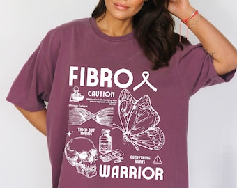 fibromyalgia shirt, chronic pain shirt, fibromyalgia gift, invisible illness shirt, fibromyalgia warrior, fibro awareness, Comfort Colors®