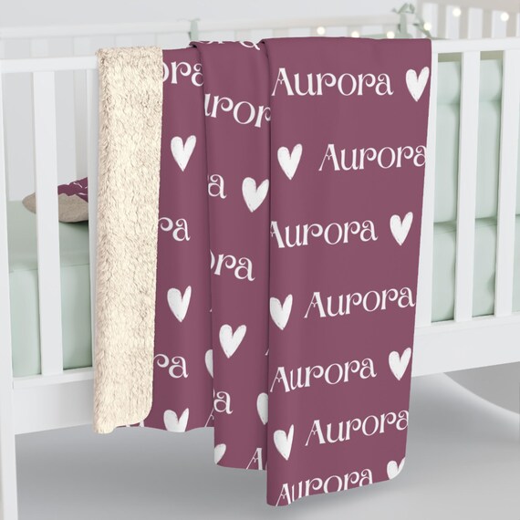 Personalized Names Baby Girl Blanket • Custom Kids Blanket with Multiple Family Names • Soft Personal Blanket & Unique Baby Shower Gift