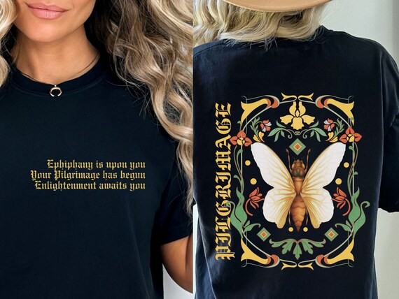 Cicada Art Nouveau Shirt: Spiritual Awakening Gift