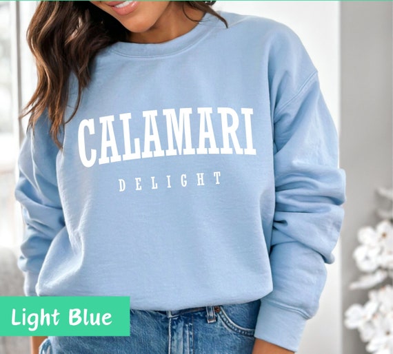 calamari shirt, seafood shirt, squid tshirt, ocean shirt, chef gift, squid t-shirt, marine biologist, Cruise squad, Preppy sweatshirt