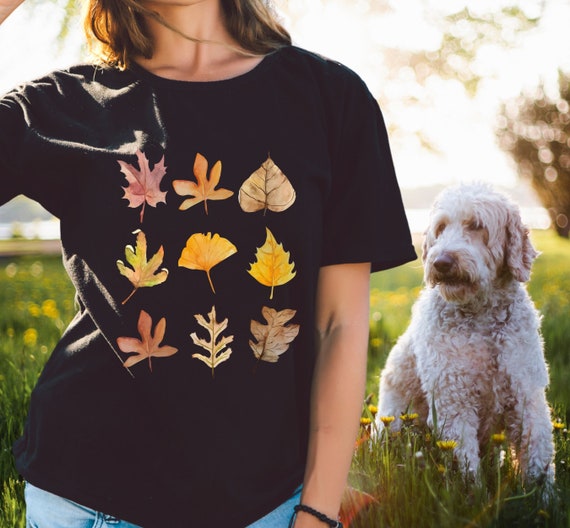 Autumn Leaves shirt, fall leaves, fall leaf tee, botanical t-shirt, autumn season shirt, fall shirt, cottagecore fall tee, Unisex Nature tee