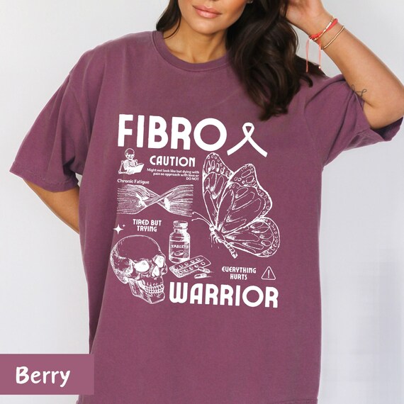 fibromyalgia shirt, chronic pain shirt, fibromyalgia gift, invisible illness shirt, fibromyalgia warrior, fibro awareness, Comfort Colors®