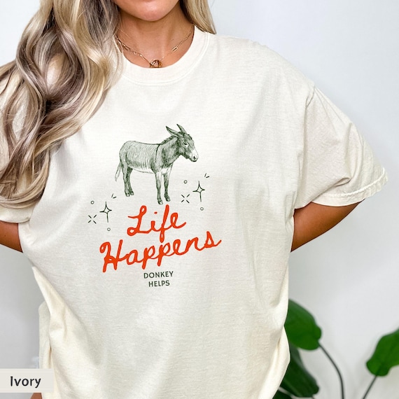 Comfort Colors® Funny Donkey Mama Shirt, Smart ass Shirt, Funny Donkey Lover Gift, Pet Donkey Tee, Mule Shirt, Animal Lover Unisex T-Shirt