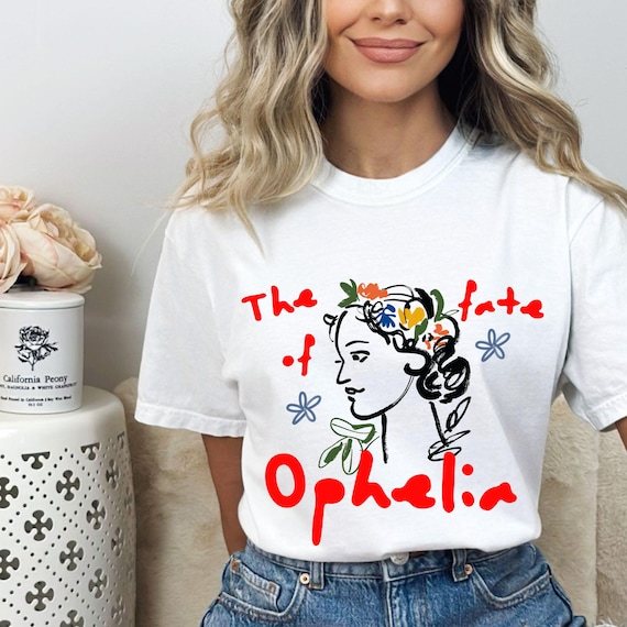 Fate of Ophelia Comfort Colors Shirt, Pearls Concert Lyric Music Album Release Tee, Hamlet, Shakespeare, In My Showgirl Era, Gift for her