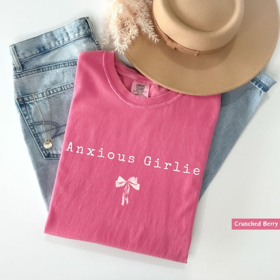 anxious girlie, Probably Anxious shirt, hello im probably anxious, always anxious, funny mental health, anxiety shirt, awareness shirt