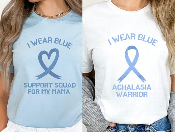 Achalasia awareness, Achalasia Warrior shirt, Achalasia Hoodie, Rare disease shirt, achalasia support, Customizable Awareness shirts