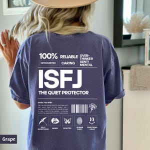 ISFJ shirt, isfj gift, mbti, personality type, Myers Briggs, personality gift, Introvert t-shirt, mental health, nerdy gift, Unisex