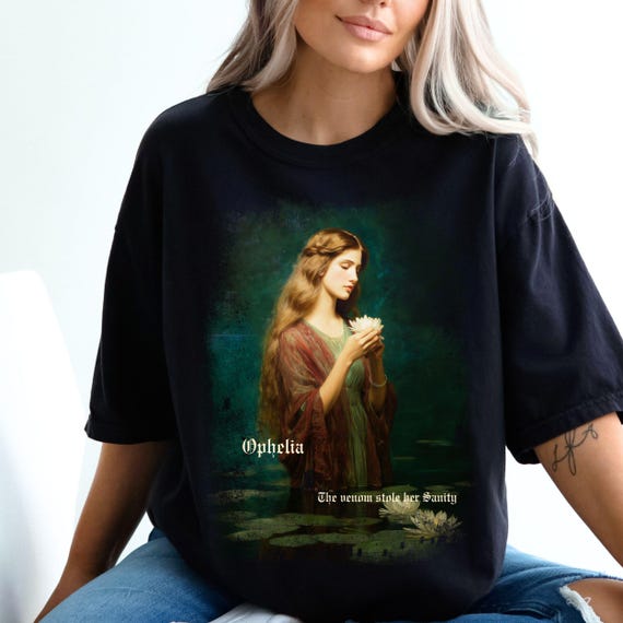 Fate of Ophelia Comfort Colors Shirt, Pearls Concert Lyric Music Album Release Tee, Hamlet, Shakespeare, In My Showgirl Era, Gift for her