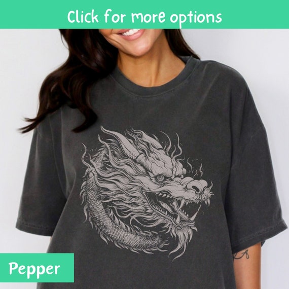 Chinese dragon t shirt, mythical creature, cryptozoology shirt, wood dragon shirt, Chinese zodiac, year of the dragon, Alchemy Gothic