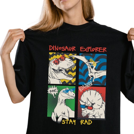 Dinosaur Explorer Shirt,  dinosaur shirt, Dinosaur Birthday Club, paleontology gifts, Dinosaur Monogram, Dinosaur T Rex, Unisex in all sizes