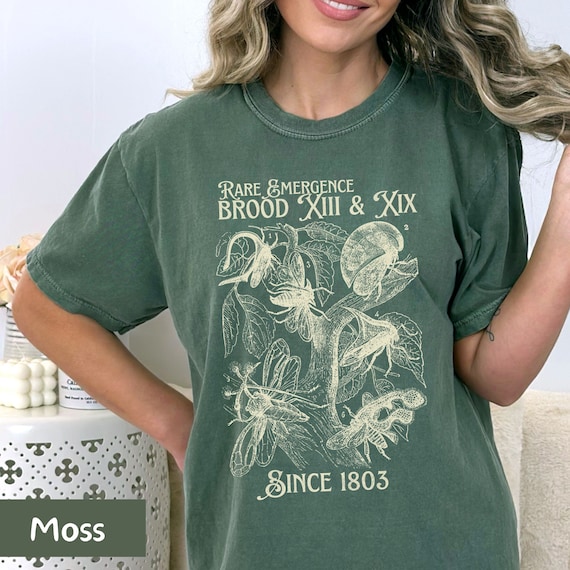 cicada shirt, periodical cicada shirt, entomology shirt, brood x shirt, cicada t shirt, bug life shirt, forestcore shirt, dark academia